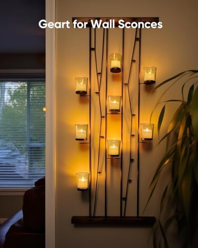 Homemory 24Pack Flameless Votive Candles, 200+Hour Long Lasting Electric Fake Candles, Battery Operated Tealights in Warm White for Christmas, Wedding Decor (Ivory Base, Batteries Included) - Image 4