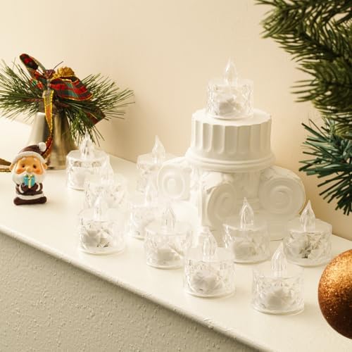 24 Pcs Flameless Votive Candles, Battery Operated - Image 5