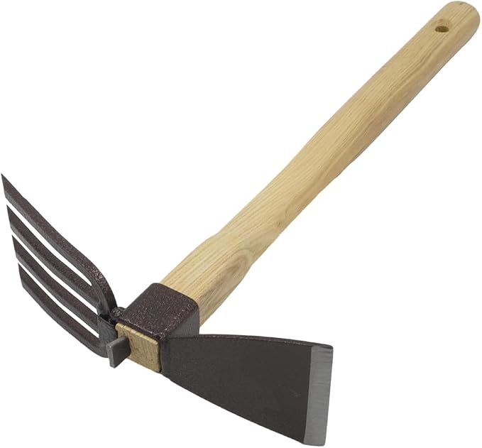 Zenport J6-07 Hoe and Fork Combo Tool, Beige - 3 Pack