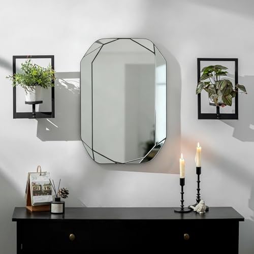 Black Candle Sconces Wall Decor: Set of 2 Wall Candle Holder - Image 2