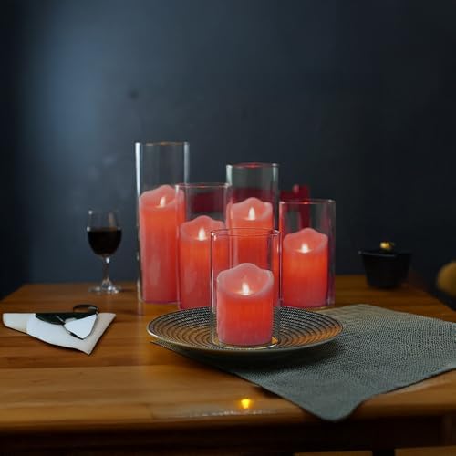WGVI Hurricane Candle Holder Sleeve, Wide 3", Height 10", Clear Glass Cylinder Candleholder, Chimney Tube, Open Ended Candle Shade, 6 Pieces Bulk - Image 5