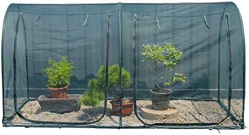 Large Tunnel 8.2'x4' Plant Netting Cover 4FT Tall Crop Cage Netting Pest Guard Cover for Vegetables Fruits Durable Gardening Net for Plant and Animal by porayhut