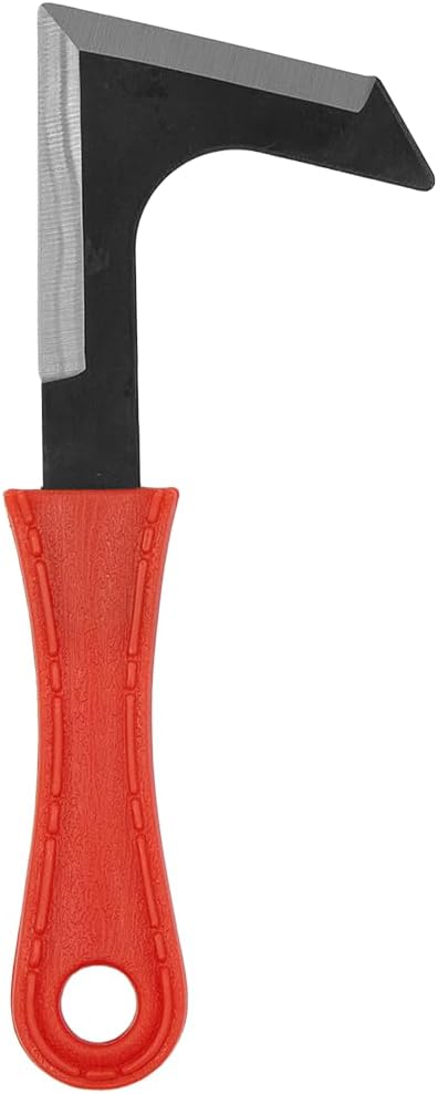 Zenport K111 Crack Weeder, Driveway, Side-Walk Weeding Tool, Carbon Steel, L-Shape Blade, Orange