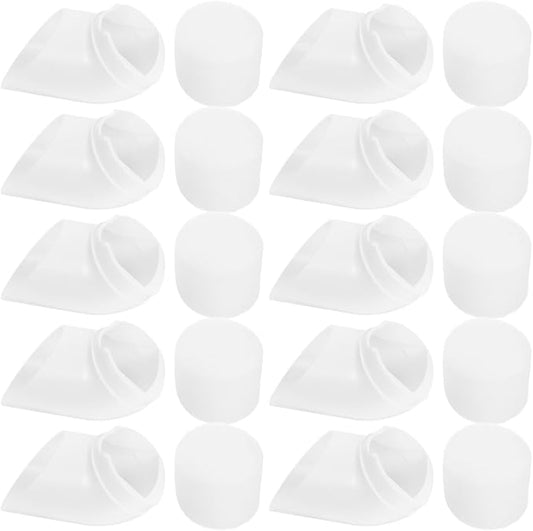Levemolo Hydroponic Plant Cups 12 Pack with Sponges Reusable Vertical Garden Containers for Soilless Growing Indoor Balcony Hydroponics Tower System Space-Saving Design