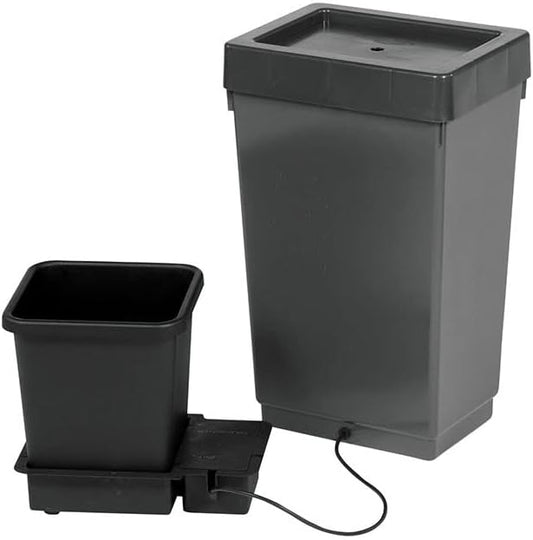 AutoPot 1Pot System (3.9 Gallon Plastic Pots) (*Includes AIRBASES & AIRDOMES) Self-Watering, Gravity-Fed Hydroponic System (1Pot - 3.9 Gallon - 12.4 Gallon Tank)
