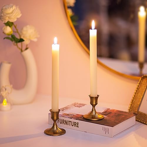 Sziqiqi Gold Candlestick Candle Holders, Set of 6, for Wedding Table - Image 4