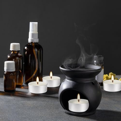 Unscented Tealight Candles 50 Pack, 4 Hours Smokeless Dripless White Mini Tea Lights Bulk for Home, Wedding, Party, Shabbat, Christmas & Emergency Use - Image 3
