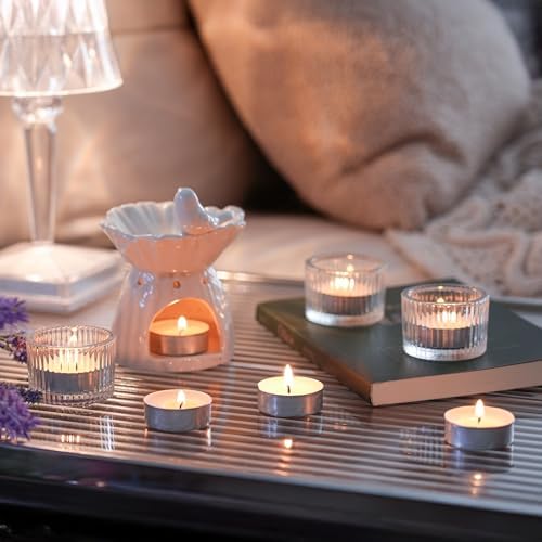 Unscented Tealight Candles - 100 Pack 4 Hours White Small Tea Candles - Image 6