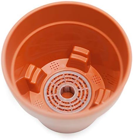 DECOPOTS - Pack of 3 - Self Watering Planter - Height 9.2 inches - Flower Pot with Bottom Watering Level Indicator for All House Plants, Flowers, Herbs (Diameter 9.2", Cream)
