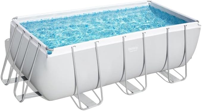 Bestway Rigid rectangular pool "Iseo" Large 412x201x122H cm - 69 kg