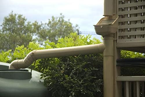 Rain Harvesting Leaf Eater 4 Inch Round Rain Head | Leaf diverter, For Rain Barrel or Tank