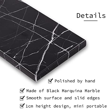 Natural Marble Pillar Candle Holder Tray Decorative Candle Plate for Table - Image 3