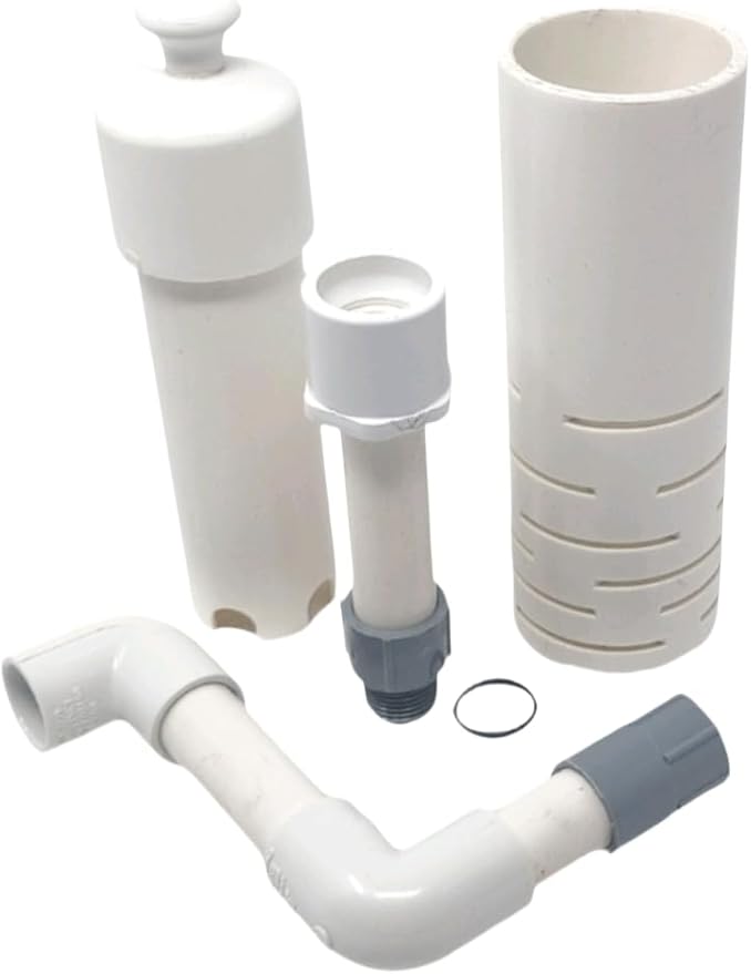 Aquaponics Auto Bell Siphon Kit 6" Media or Smaller Grow Bed Mini Garden! Great for Half 5Gal Dutch Buckets, Over 20,000 Siphons Sold