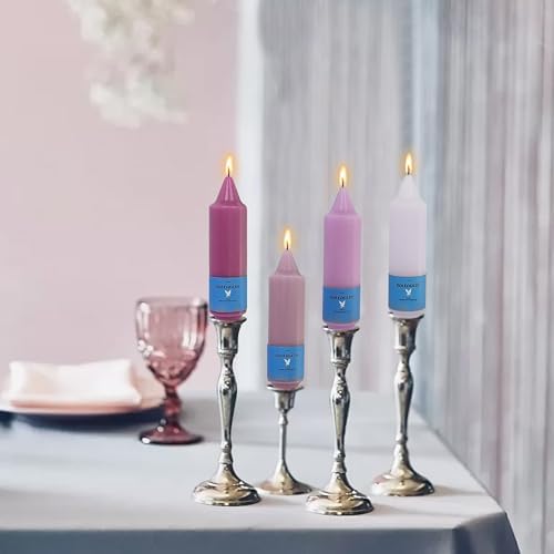 Unscented Dripless Taper Candles Gradient Purple Smokeless 5INCH Small Candlesticks for Dinner Weddings Birthday Party Home Décor - Image 5