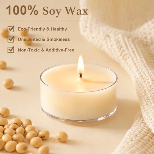 Tea Lights Candles, Votive Candles Bulk 100 Pack, 4 Hour - Image 3