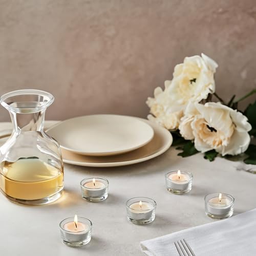 WGV Tea Light Votive Candle Holder 2x1.2 H, Clear Stubby Utility Cylinder Glass, Small Home Accent Decor, 96 Pieces - Image 5