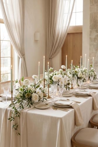 10" Classic Taper Candles, Light Sage Green, 4-Pack, 7-8 Hours Long Burning, Unscented Tall Candlesticks - Image 6