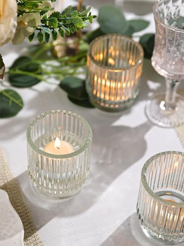 Glass Votive Candle Holder Decor 8 Pcs, Tea Lights Holders - Image 5