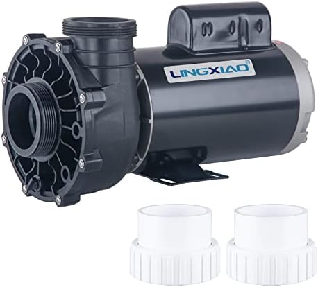 SPA Pump, 5 Horsepower Hot Tub SPA Pumps - 2 Speed LX SPA Pump Motor 220-240V, 56 Frame(Y), Connect 2.5" Plumbing (Mode: 56WUA500-II）