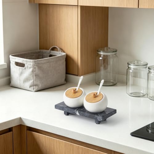 Natural Marble Tray Pedestal Stand, Stone Riser for Bathroom, Kitchen Sink - Image 6
