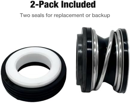 PS-200 5/8 in Pool Pump Shaft Seal, Replaces 354545, 2 Pack | Compatible with Aqua-Flo XP, XP2 and XP2e pumps; also replaces AS-200, 92500150 and SPX2700SA