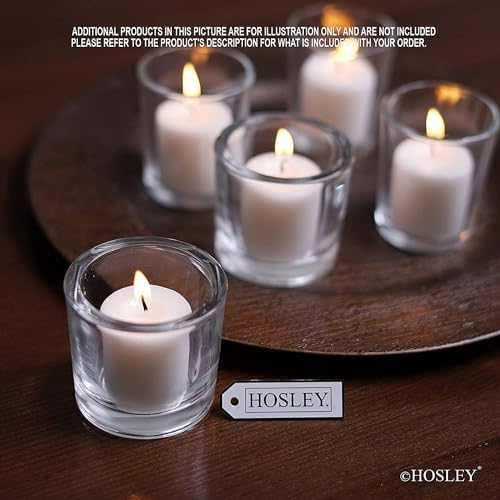 Hosley Unscented White Votive Candles, 72-Pack – Clean-Burning, Long-Lasting 10-12 Hour Burn – Ideal for Weddings, Home Décor, Spa, Events – Bulk Value for Versatile Use - Image 3