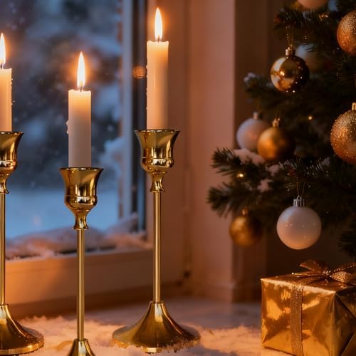 Candlestick Holders Gold, 24 Packs Taper Candle Holder for Candlesticks, Candle Sticks Holder Decor for Home Decor - Image 7