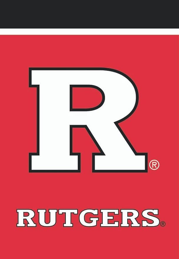 Briarwood Lane Rutgers University NCAA House Flag