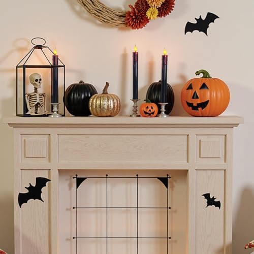 Halloween flameless taper candles with remote, LED bleeding candlesticks - Image 4