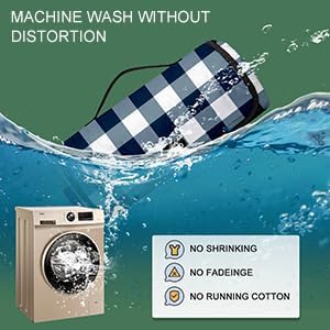 ZUBOND Large Picnic Blanket Outdoor Picnic Mat Waterproof Foldable 80''x80'', Beach Blanket Sandproof for LawnPark, Grass, Travel, Hiking, Camping Essentials, Vintage Gingham Picnic Blanket