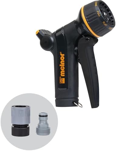 Melnor 65142AMZ Metal Front Trigger 8 Patter Nozzle by Melnor