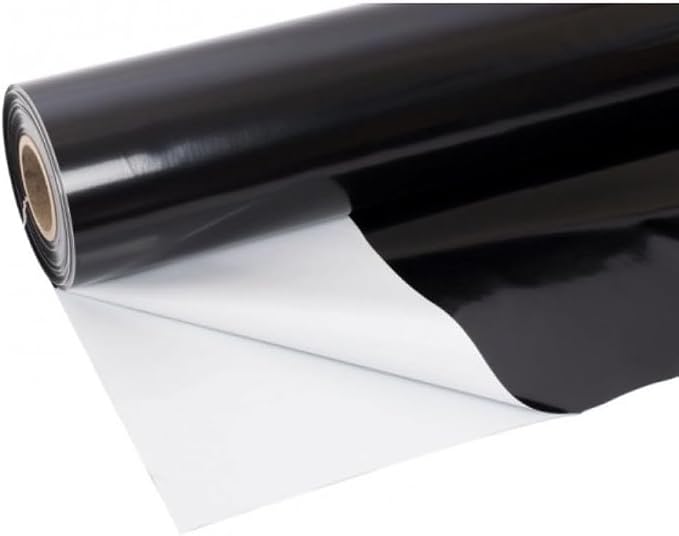 Farm Plastic Supply Dura-Smooth Hydroponics Plastic Liner 20 mil Black/White - Hydroponic Growing Kit, Hydroponic Liner, Hydroponics, Hydroponic Growing, Pond Liner, Durasmooth (24' x 100')