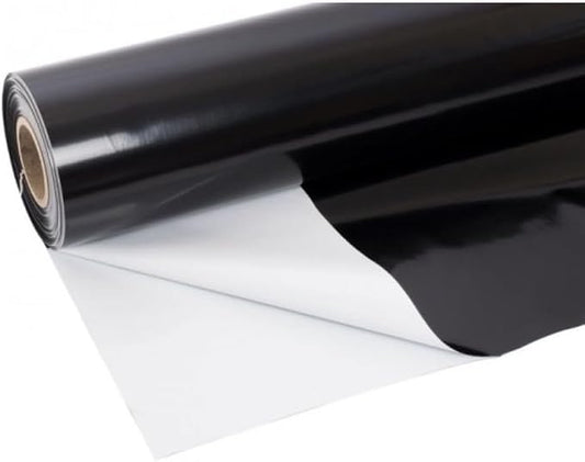 Farm Plastic Supply Dura-Smooth Hydroponics Plastic Liner 20 mil Black/White - Hydroponic Growing Kit, Hydroponic Liner, Hydroponics, Hydroponic Growing, Pond Liner, Durasmooth (24' x 100')