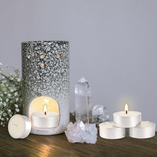 Unscented Tealight Candles 100 Pack, 4 Hours Smokeless Dripless White Mini Tea Candle Bulk for Home, Wedding, Party, Shabbat, Christmas & Emergency Use - Image 6