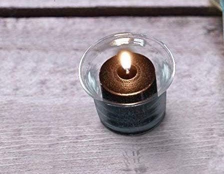 D'light Online Unscented Black Votive Candles - for Halloween, Birthdays, Baby Shower, Home Decoration and Weddings (Black, 10 Hour - Set of 72) - Image 3