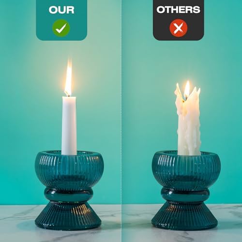 Hausware 36 Pack Taper Candles, 8 Hour Burn Time,Unscented Dripless and Smokeless, 10 inch Elegant Premium Quality Dinner Candle for Home Décor, Restaurant, Wedding, Party Candlesticks (White) - Image 3