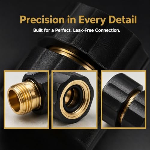 3/4 Inch Garden Hose Quick Connector Fittings-Universal Water Hose Adapter - Image 6