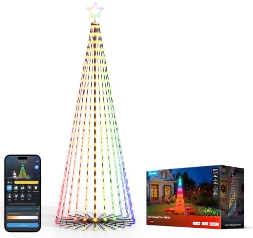 Govee Christmas Cone Tree Lights, 9ft 610 LEDs RGBIC Christmas Tree Light by Unknown