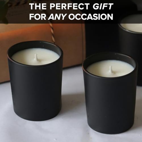Simply Soson Patchouli Votive Candle Set of 24 Bulk White Scented - Image 5