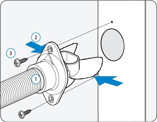 3 OR 4 inch Round Downspout Rainwater Diverter Kit | Aquabarrel 303 | Drill Bit included