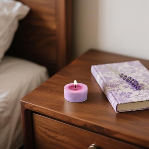 Lavender Scented Tea Lights Candles 16 Pack - Image 4