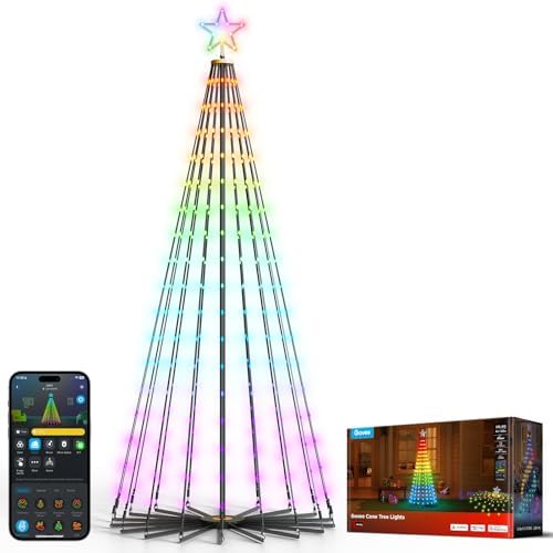 Govee Christmas Cone Tree Lights, 6.1ft 316 LEDs RGBIC Christmas Tree Light by Unknown