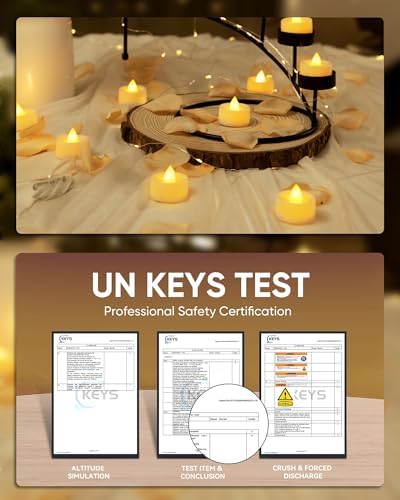 BEICHI 12Pcs Flameless LED Tea Lights with Remote & Timer,Ivory Base,400Hrs - Image 5