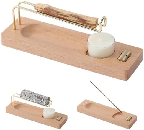 4 in 1 Incense Holder for Palo Santo & Sage Sticks & Insence-Stick by Reyife