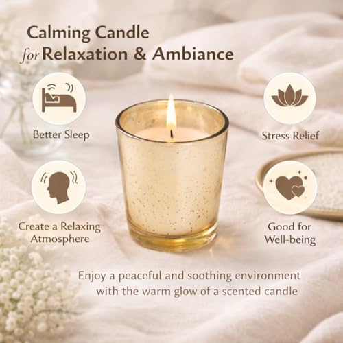 Hosley Set of 12 Gold Mercury Filled Glass Votive Candles. Ideal Gift for Weddings, Bridal Showers, Parties, Home Decor, and Special Events - Image 5