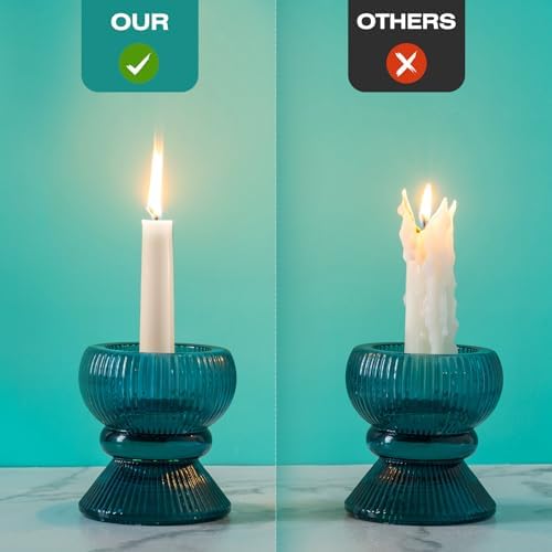 Hausware 36 Pack Taper Candles, 8 Hour Burn Time,Unscented Dripless and Smokeless, 10 inch Elegant Premium Quality Dinner Candle for Home Décor, Restaurant, Wedding, Party Candlesticks (Ivory) - Image 3
