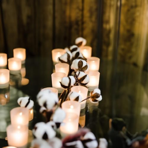 WGV Frosted Tea Light Votive Candle Holder 2.2x2.75, Tiny Utility Cylinder Glass Vase, Small Planter Terrarium for Home Accent Decor, 24 Pc - Image 4