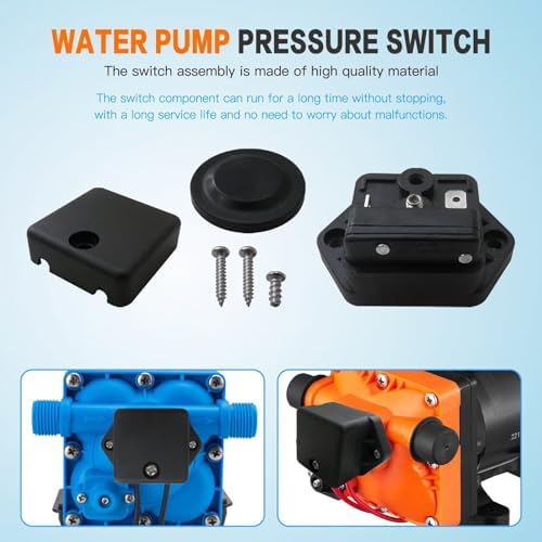 60-PSI Pressure Switch Assembly for 2.1 and 2.4-GPM High Flo Pumps Maximum Flow Rate ‎2.4 Gallons Per Minute