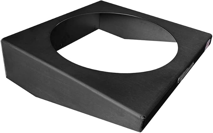 Pit Posse PP3352BK 5 Gallon Bucket Holder Rack Stand - USA Made - Garage, Trailer, Shop Storage - Fits Yeti or Standard 5 Gal Bucket (Black)