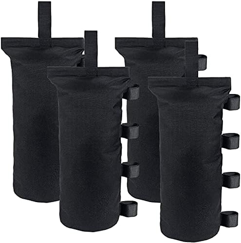 Joramoy Canopy Weights Tent Sand Bags Set of 4 120LBS No Sand by Home